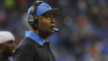 Jim Caldwell, entrenador de los Detroit Lions.