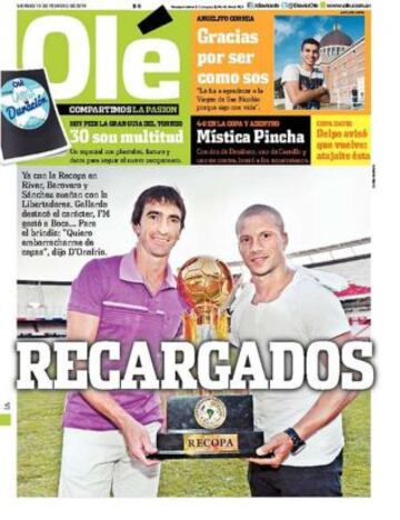 Portadas de la prensa deportiva