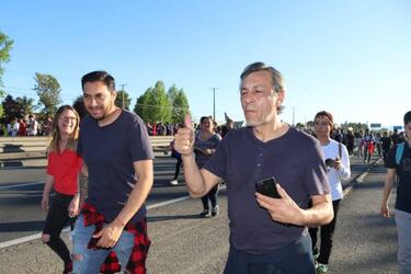 Barticciotto y Carmona se unen a las protestas callejeras