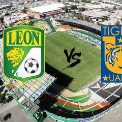 León 0 - 1 Tigres : partido de Semifinal Ida en Liga MX 2016