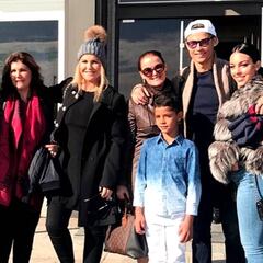 Cristiano se lleva a su familia para el Balón de Oro
