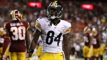 Antonio Brown brilló con enorme intensidad en el duelo contra los Redskins.