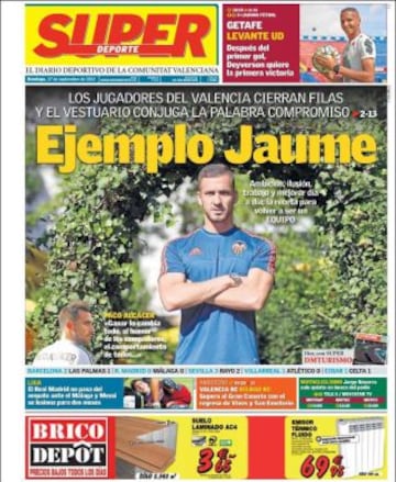 Portadas de la prensa deportiva