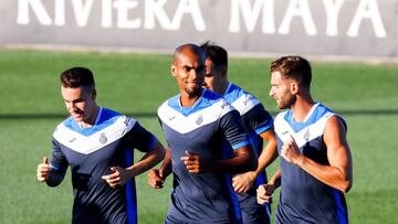 Naldo, en la sesión.