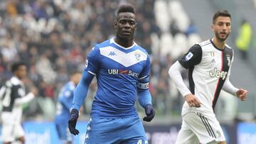 Mario Balotelli of Brescia Calcio during the Serie A football match between Juventus FC and Brescia Calcio at Allianz Stadium on February 16, 2020 in Turin, Italy.
Juventus won 2-0 over Brescia. (Photo by Massimiliano Ferraro/NurPhoto via Getty Images)