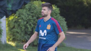 Piqué dio el susto en el Luzhniki