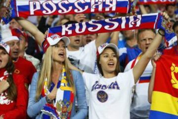 The beautiful game spills into the stands of the Euro 2016 venues