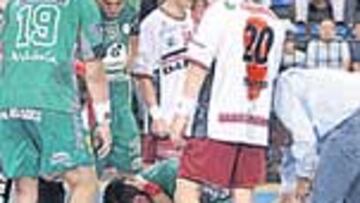 <b>DOLOROSO. </b>Pérez Marne intuyó el sábado su grave lesión.