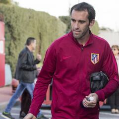Godín bromeó con la 'empanada' de Theo en El Partidazo