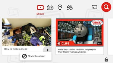 YouTube Kids ya permite a los padres bloquear canales y videos