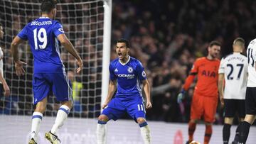 El Chelsea recupera el liderato con goles de Moses y Pedro