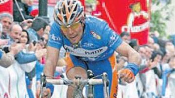 <b>UN CRACK. </b>Óscar Freire dio un golpe de mano en la última etapa.