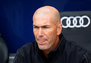 Zinedine Zidane, entrenador del Real Madrid. 