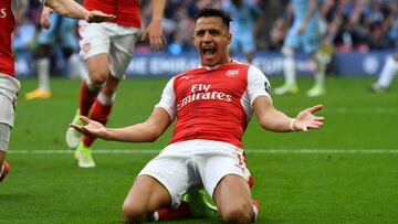 La increíble marca de Alexis en Wembley: 6 goles en 5 partidos