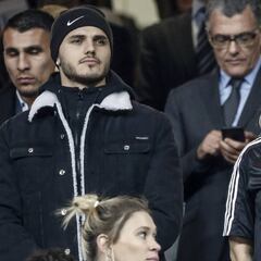 Icardi, criticado por viajar a Madrid para ver la Libertadores