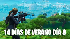 Fortnite 14 días de verano día 8: fusil de asalto con mira térmica y Metal pesado