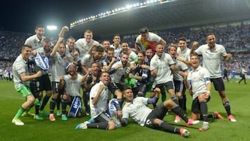 El Madrid se coronó campeón de La Liga con Keylor Navas como protagonista, además en dicha temporada consiguieron su segunda Champions al hilo. 