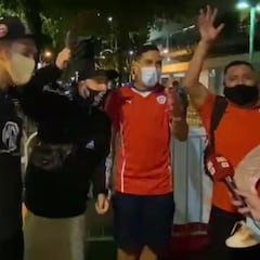 De Colo Colo y la U: ¡chilenos llegaron a apoyar a la Roja en Río!