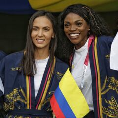 La alegría de Colombia en la ceremonia de inauguración