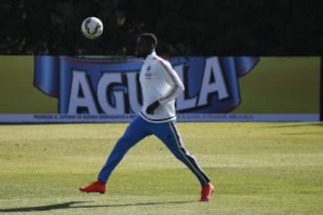 La Selección Colombia realizó su último entrenamiento en la Sede de la Universidad Católica San Carlos de Apoquindo.