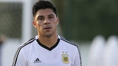 Enzo entrenó al margen