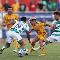 Tigres pierde en partido amistoso contra Santos Laguna