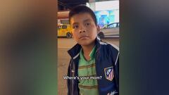 El video más duro que verás hoy: un niño abandonado movilizó a los hinchas del Atlético