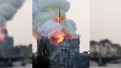 Las imágenes del incendio de la catedral de Notre-Dame