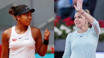 Osaka-Halep: duelo por el uno de la WTA en Madrid