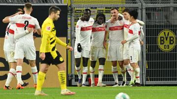 El Sttutgart apabulla al Dortmund, sin su estrella Haaland