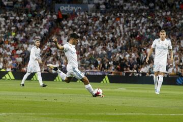 1-0. Marco Asensio marcó el primer gol.