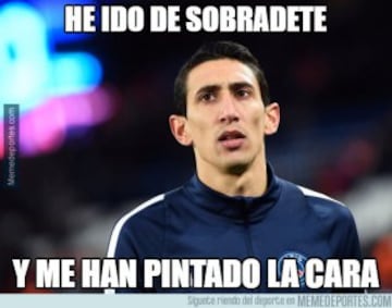 Memes: Luis Enrique, Di María y el árbitro, protagonistas