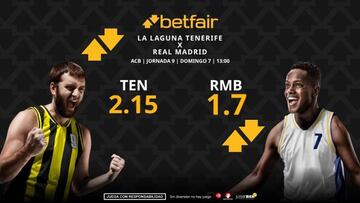 La Laguna Tenerife vs. Real Madrid: horario, dónde ver, pronósticos y clasificación