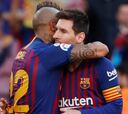 La sociedad perfecta de Vidal y Messi en Barcelona