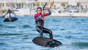 Gisela Pulido, durante una competici&oacute;n.