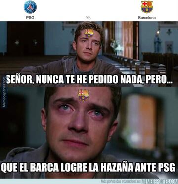 Los mejores memes de la eliminación del Barcelona en Champions