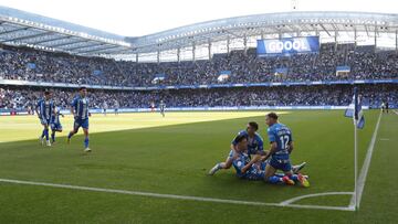 Partido Deportivo de La Coruña - Algeciras. gol Svennson