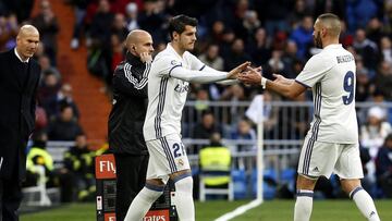 El suplente Morata logra mejores números que Benzema