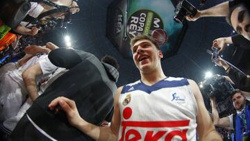 Luka Doncic, durante la reciente Copa del Rey en Vitoria.