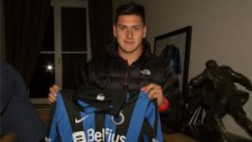 Nicolás Castillo fue traspasado de la UC a Brujas en cerca de tres millones de euros.