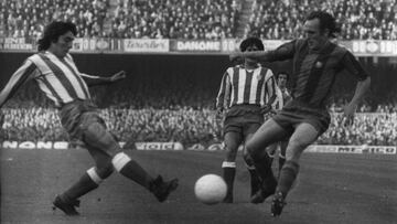 Clares encara a Heredia en el Calderón. Tras él, Benegas e Irureta.