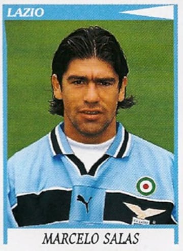 1998: Marcelo Salas con 15 goles en Lazio (Italia).