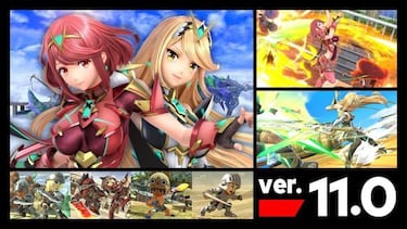 Super Smash Bros. Ultimate se actualiza a la versión 11.0.0; llega Pyra/Mythra