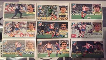 Lote de cromos de la liga temporada 84-85