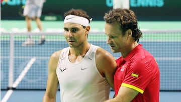 18/11/24 TENIS COPA DAVIS MALAGA 2024
SELECCION ESPAÑOLA ESPAÑA ENTRENAMIENTO
RAFA NADAL
CARLOS MOYA