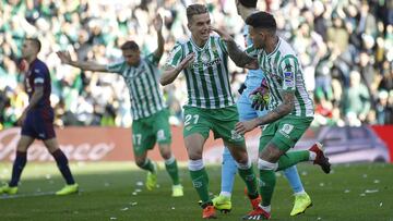 Jugadores del Betis.