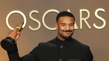 El actor y productor, inversionista del Bournemouth, Michael B. Jordan, logra un hito inédito para el fútbol inglés tras ganar el Oscar. REUTERS/Mario Anzuoni