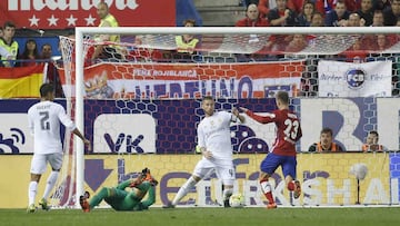 Carvajal, Varane, Ramos y Marcelo fueron la defensa titular la temporada pasada en el Calderón.