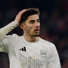 Havertz, el único ‘9′ para Arteta