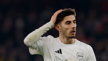 Havertz, el único ‘9′ para Arteta